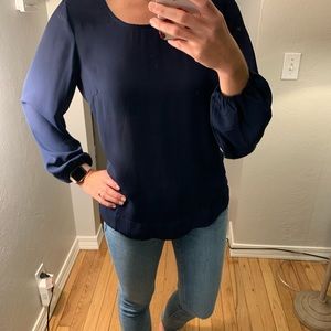 Scalloped long sleeve